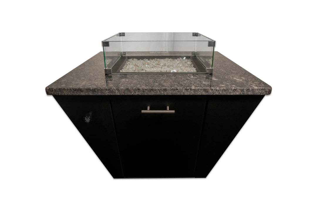 32” Square Gas Fire Pit Table | 21” Height | South Beach