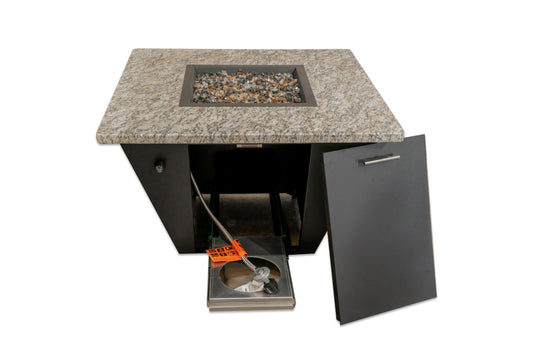 36” Square Gas Fire Pit Table | 21” Height | Cairo 2