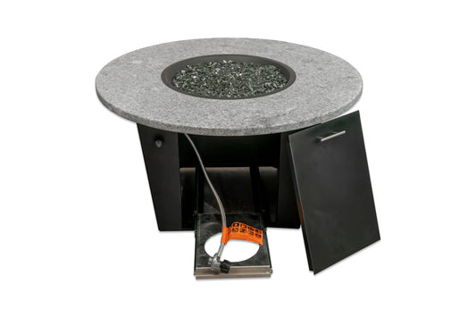 42” Round Gas Fire Pit Table | 21” Height | Santiago