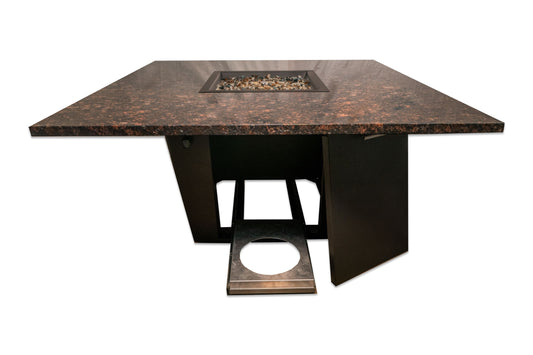48” Square Gas Fire Pit Table | 21” Height | Madrid