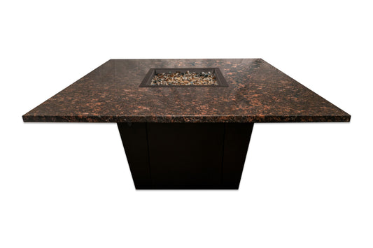 48” Square Gas Fire Pit Table | 21” Height | Madrid