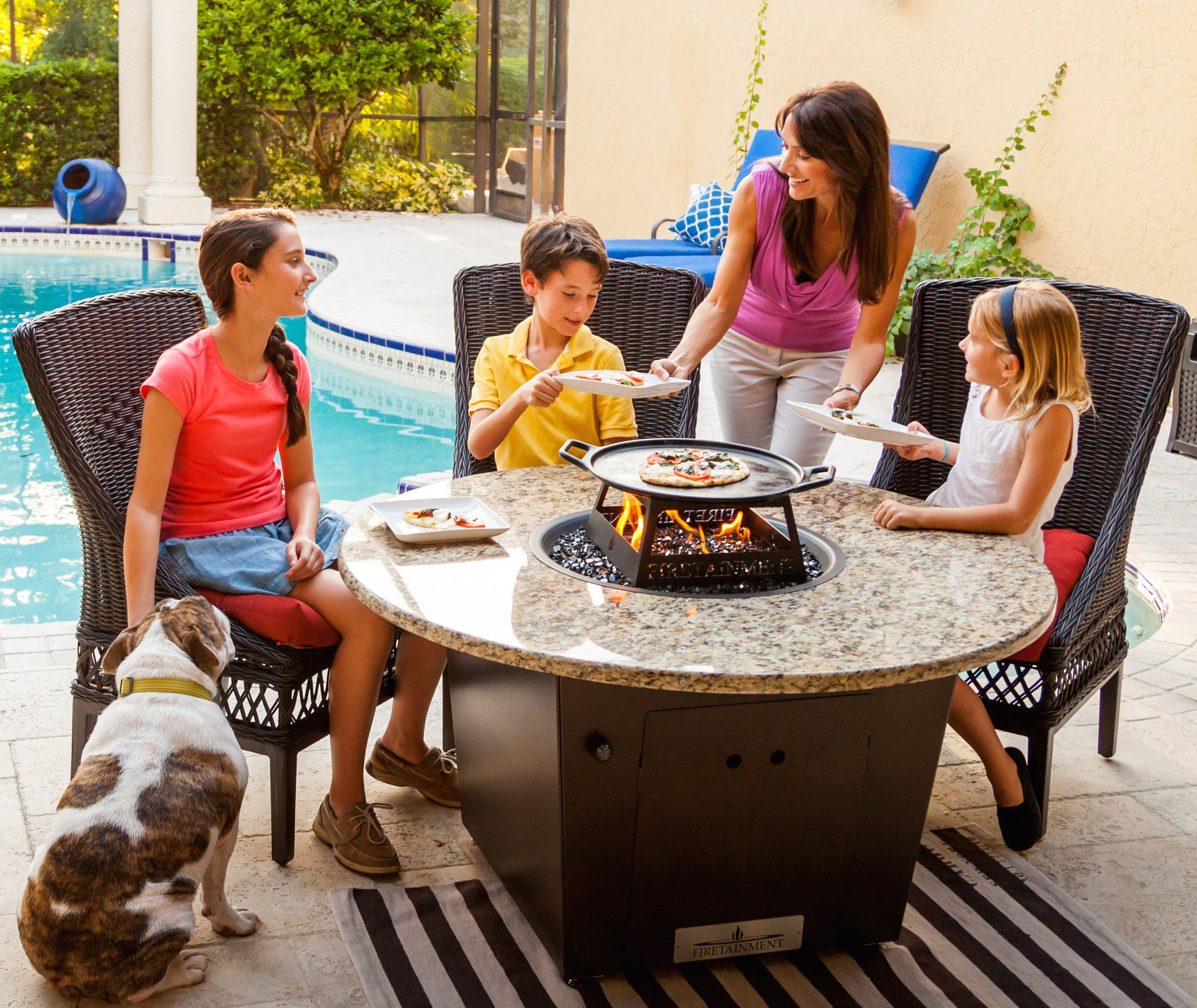 An image of the Universal Cooking Package - Round or Square Fire Pit Table Compatible